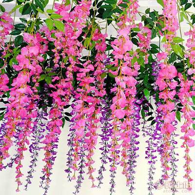 在永恒春光里，邂逅不敗紫藤花——淺談仿真花藤的家居裝飾美學(xué)